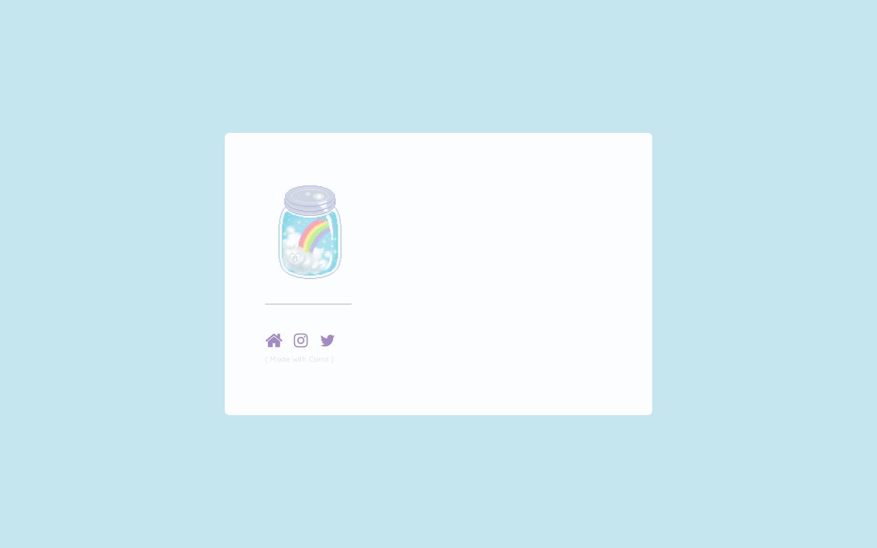 Carrd profile picture for @butterfly